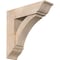 Ekena Millwork Thorton Traditional Smooth Bracket w/ Offset Brace, Douglas Fir, 7 1/2"W x 26"D x 26"H BKT0806X26X26THR01SDF - alternate 1